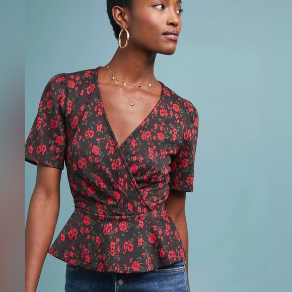 NWT Meadow Rue Anthropologie Peplum XS - Picture 1 of 5